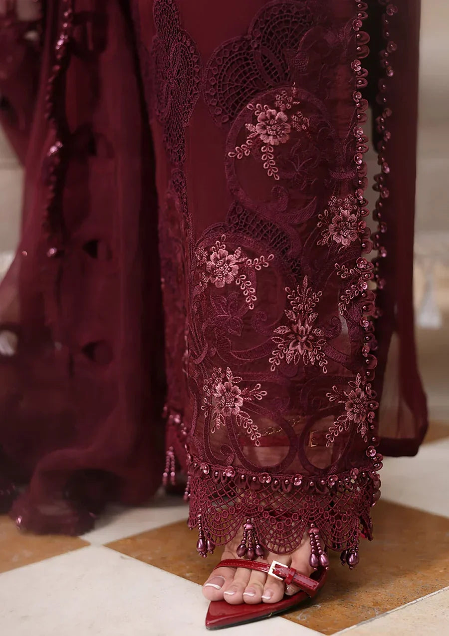 MARIA B Embroidered Chiffon