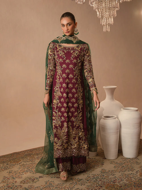Afsana-e-Zari luxury embellished formal suit SalmaQadir
