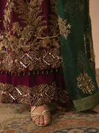Afsana-e-Zari luxury embellished formal suit SalmaQadir