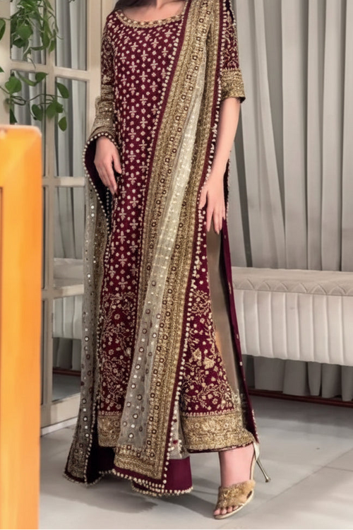 Areesha by Haris Shakeel luxury formal suit for women | SalmaQadir
