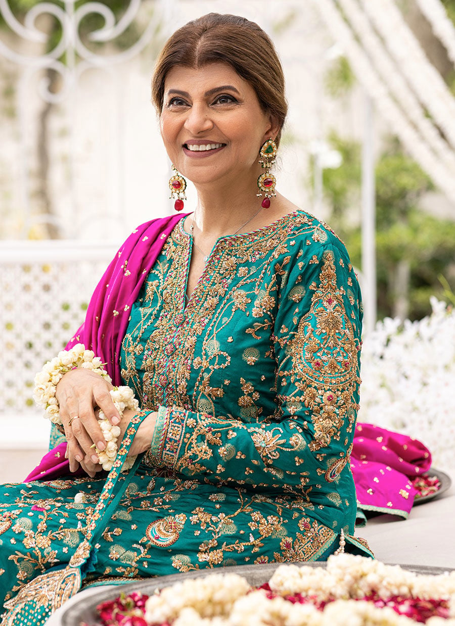 Avisa Emerald luxury green suit | Salmaqadir