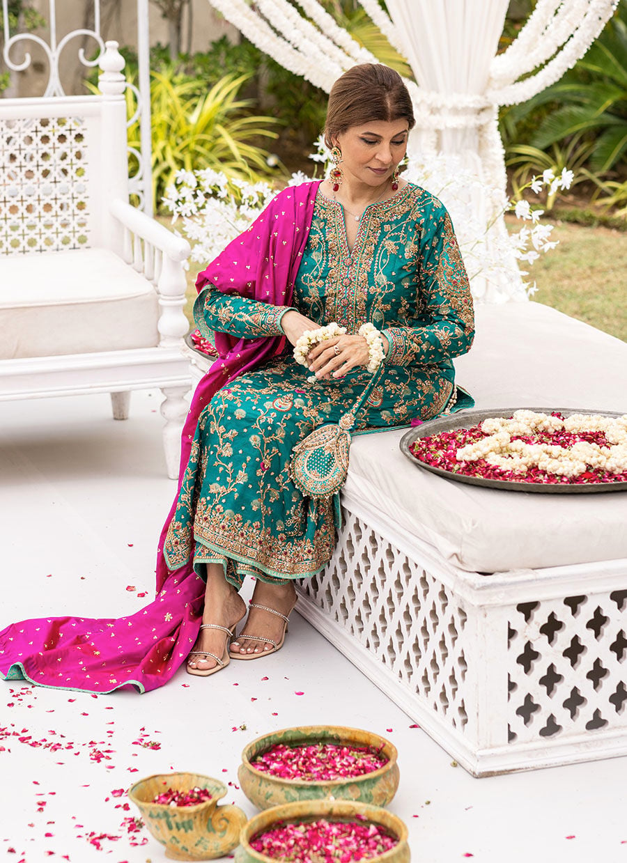 Avisa Emerald luxury green suit | Salmaqadir