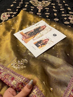 Bita Black embroidered suit | SalmaQadir