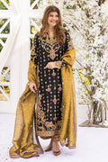 Bita Black embroidered suit | SalmaQadir