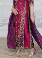 Bita magenta silk SalmaQadir