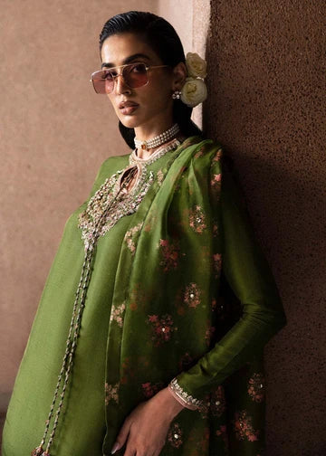 Green-Merlot – Luxury Pakistani Embroidered Suit for Women