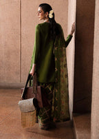 Green-Merlot – Luxury Pakistani Embroidered Suit for Women