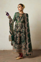 Jamali embroidered organza formal suit Salmaqadir