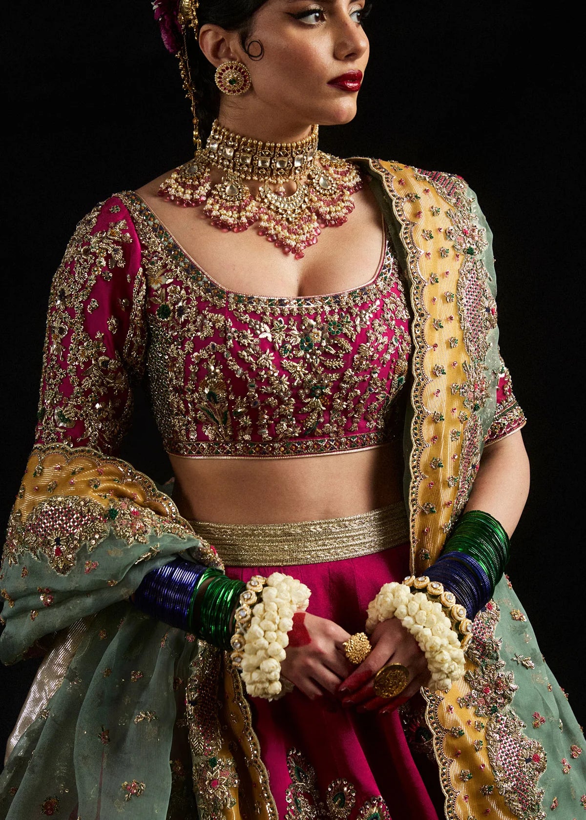 Laal deep pink lehenga – Salmaqadir