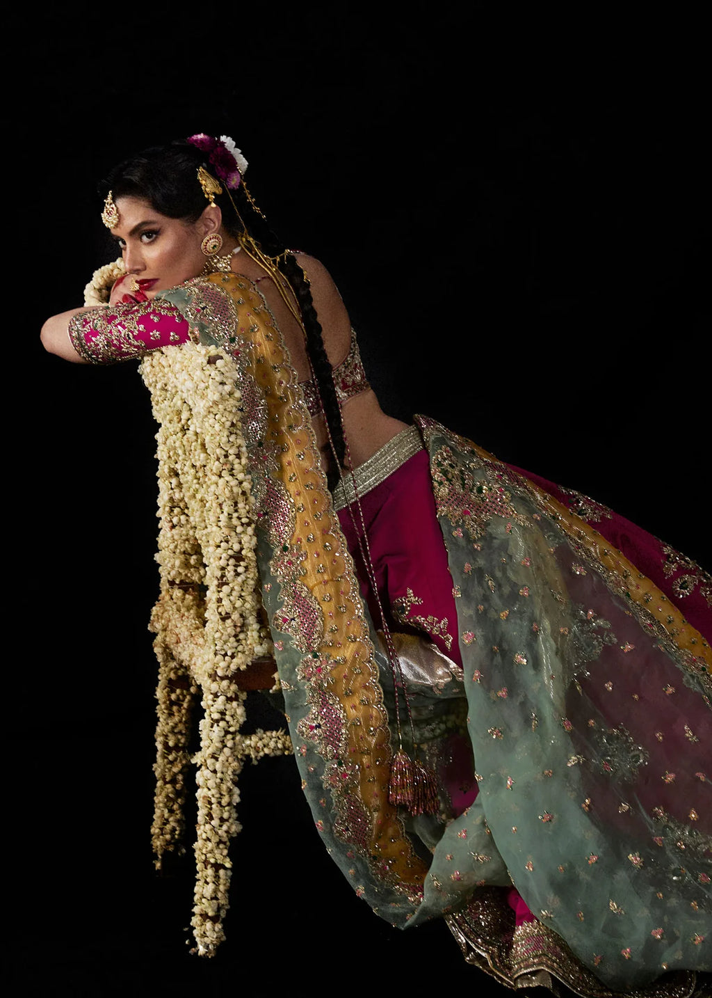 Laal deep pink lehenga – Salmaqadir