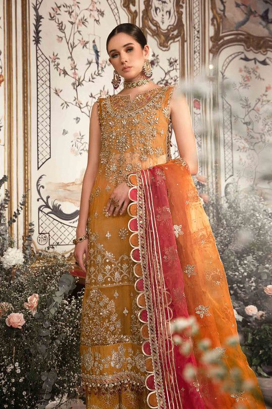 MUSTURD D.07 luxury embroidered gharara suit | SalmaQadir