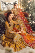 MUSTURD D.07 luxury embroidered gharara suit | SalmaQadir