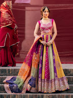 Mala embroidered Korean silk lehenga suit | Salmaqadir