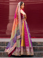 Mala embroidered Korean silk lehenga suit | Salmaqadir