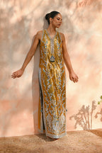 Maliya golden luxury mesuri suit Salmaqadir
