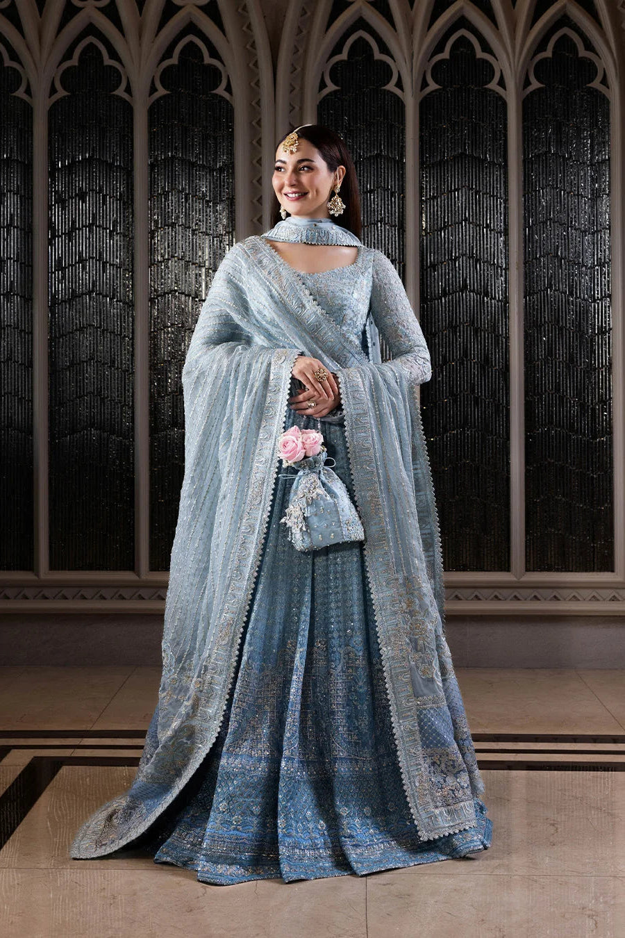 Neorah Miyah embellished net suit | Salmaqadir