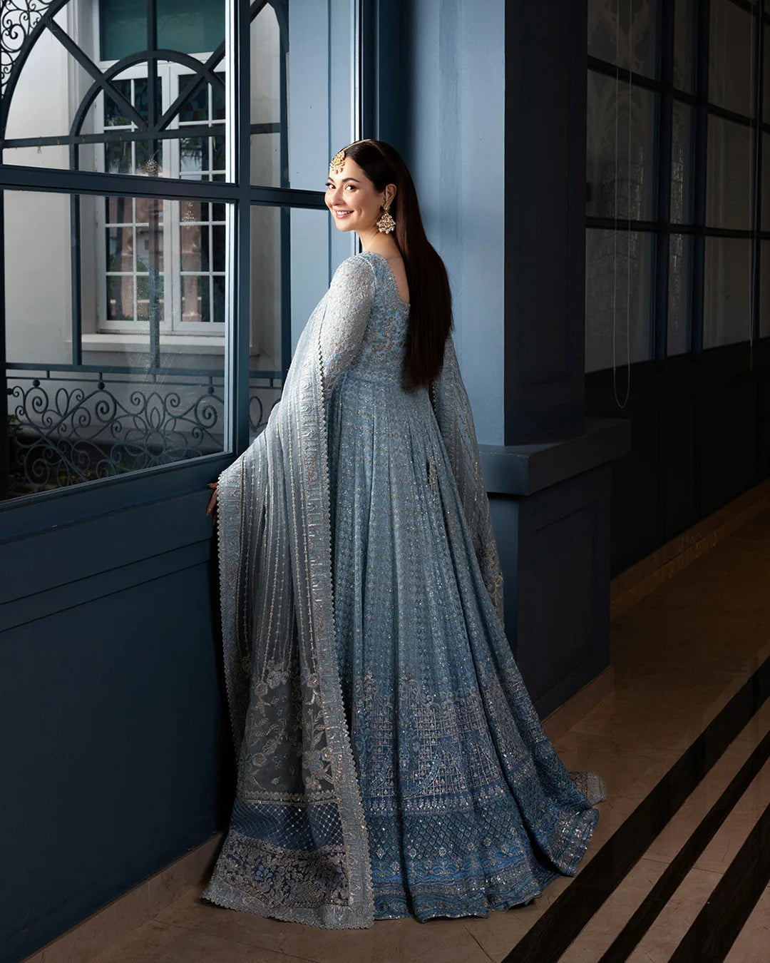 Neorah Miyah embellished net suit | Salmaqadir