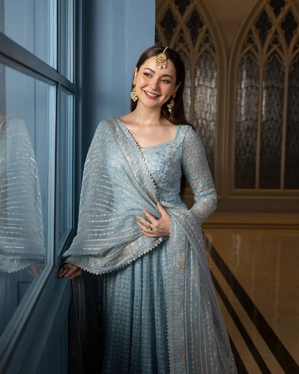 Neorah Miyah embellished net suit | Salmaqadir
