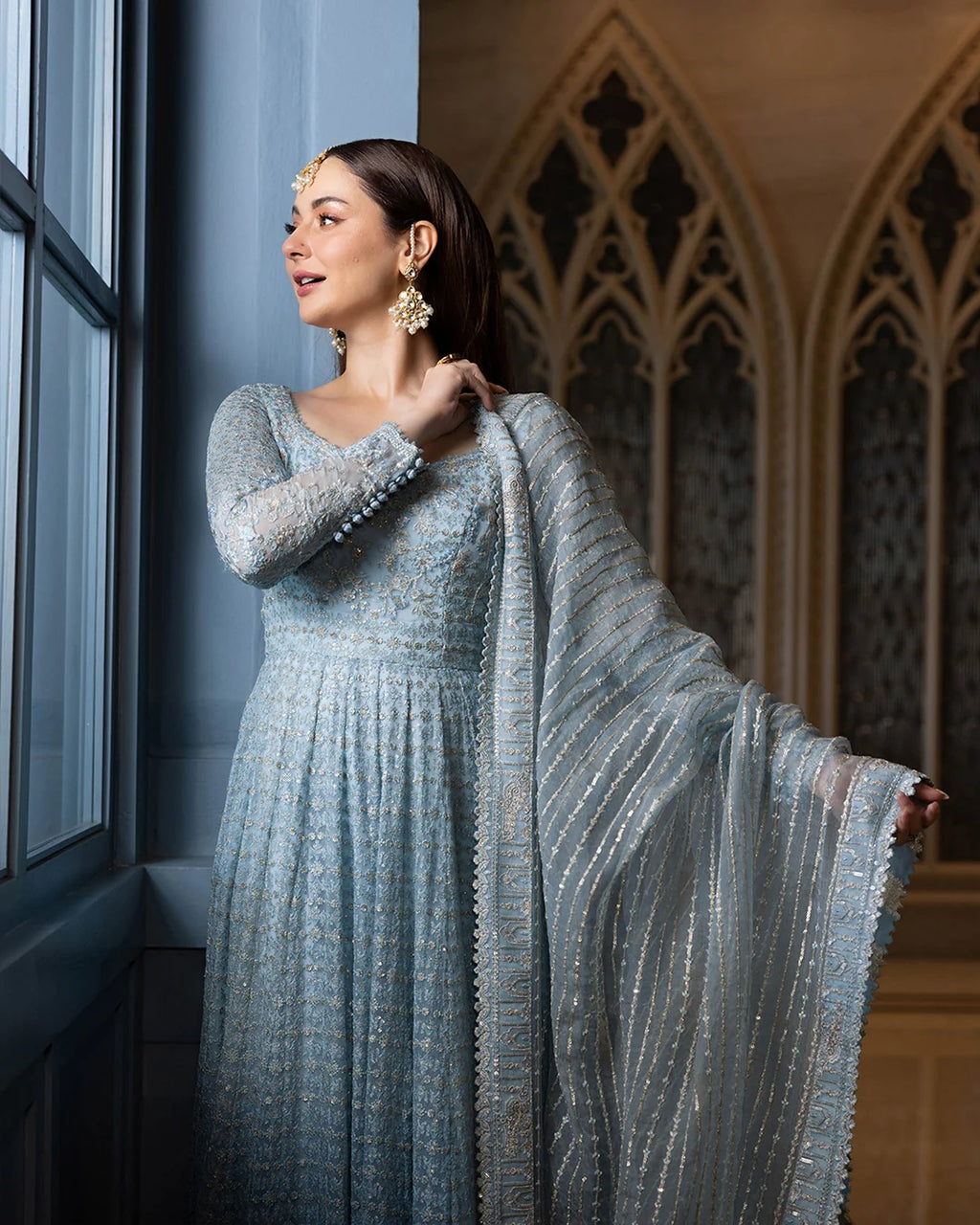 Neorah Miyah embellished net suit | Salmaqadir