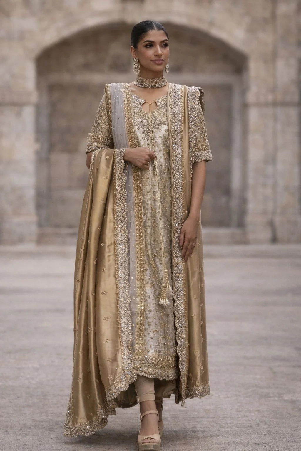 Noor-e-Haseen Masuri embroidered suit Salmaqadir