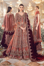 Salmon Pink BD luxury embroidered formal suit | SalmaQadir