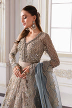 Serene embroidered net formal suit | Salmaqadir