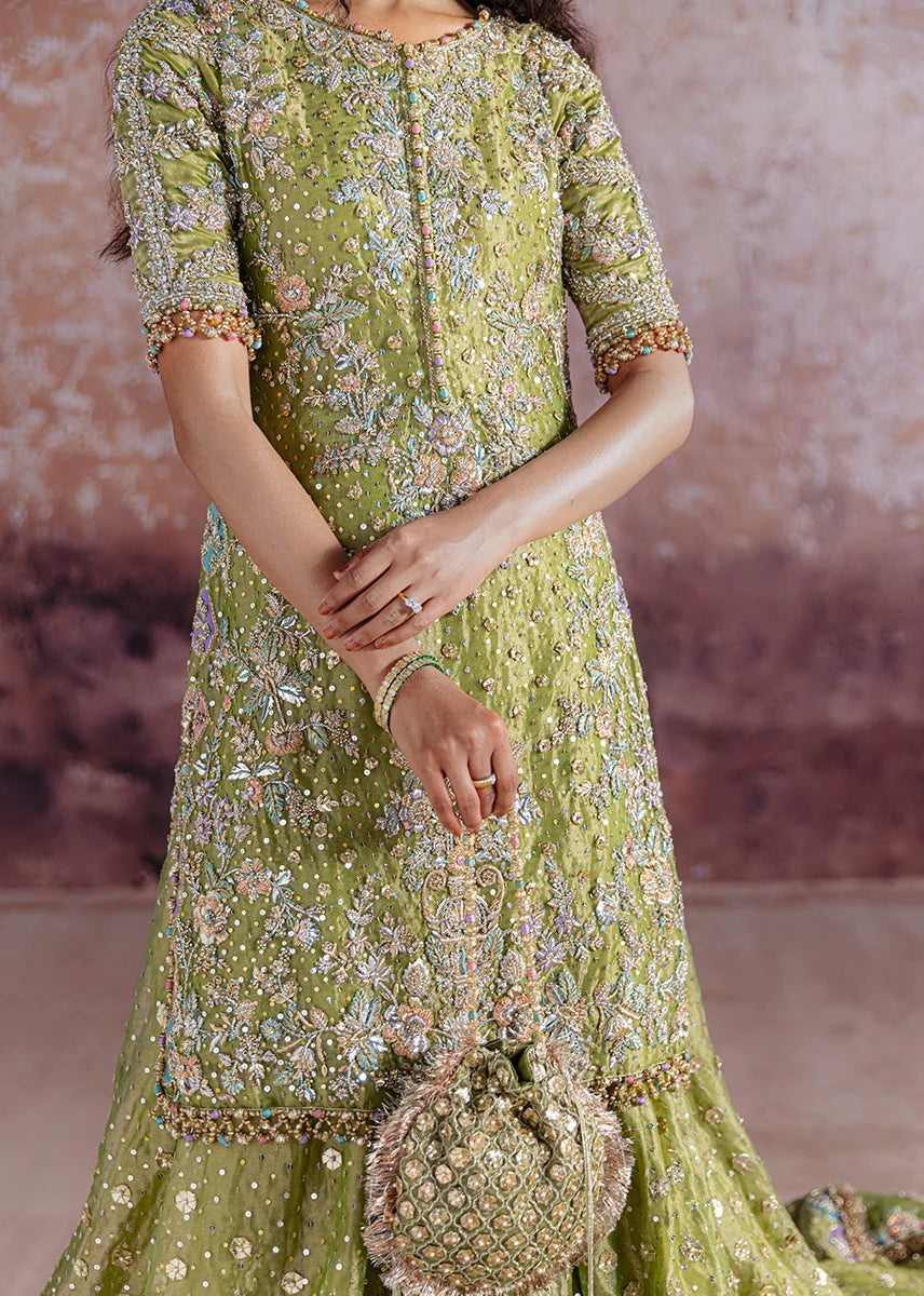 Shadan luxury organza suit by Salmaqadir