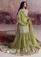 Shadan luxury organza suit by Salmaqadir