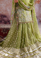 Shadan luxury organza suit by Salmaqadir