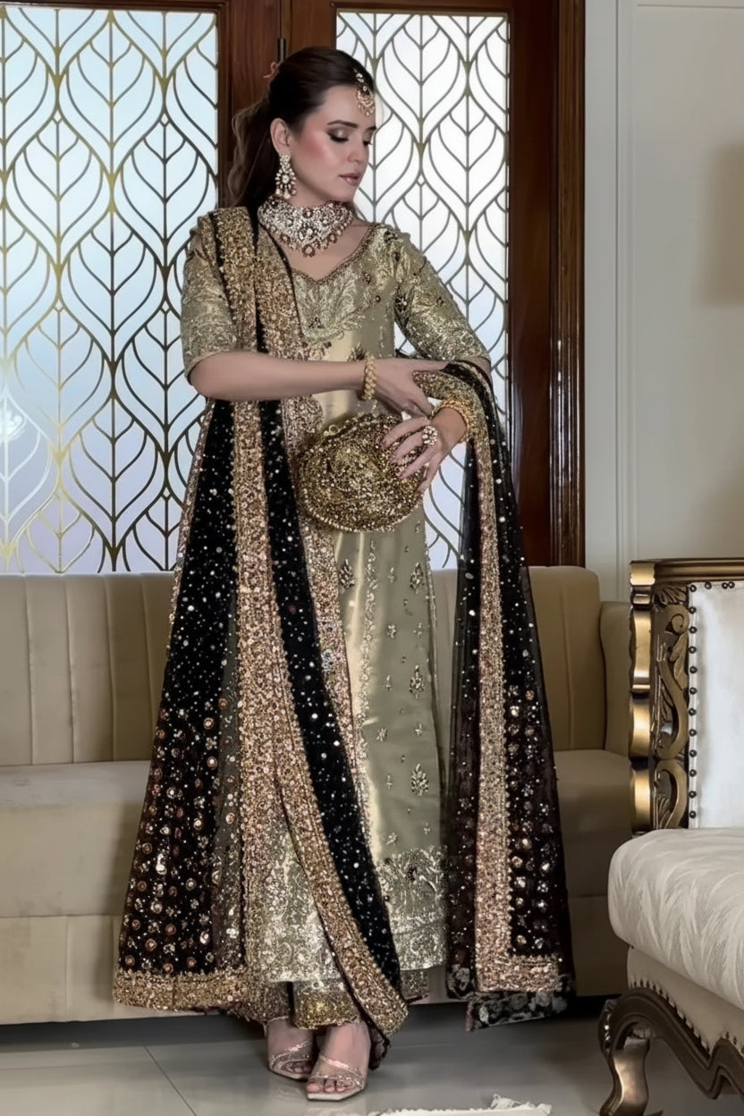 Skin Gold luxury Mesuri suit | SalmaQadir