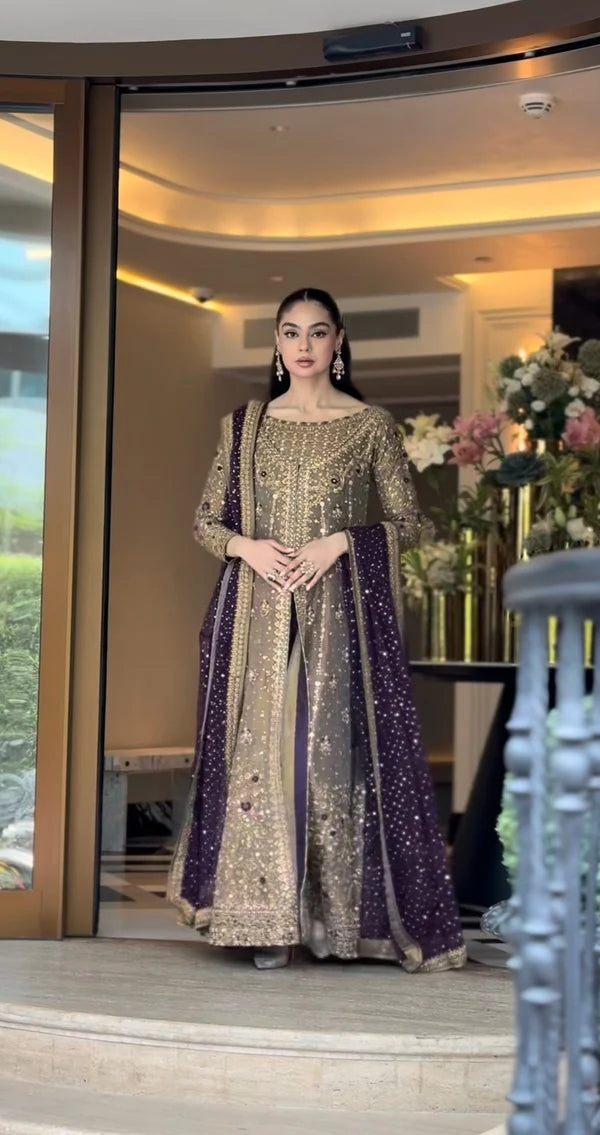 Zari Mesuri luxury Pakistani formal dress for women | Salmaqadir