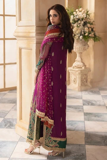 DJ-08 — Embroidered Adda Work Luxury 4-Piece Suit