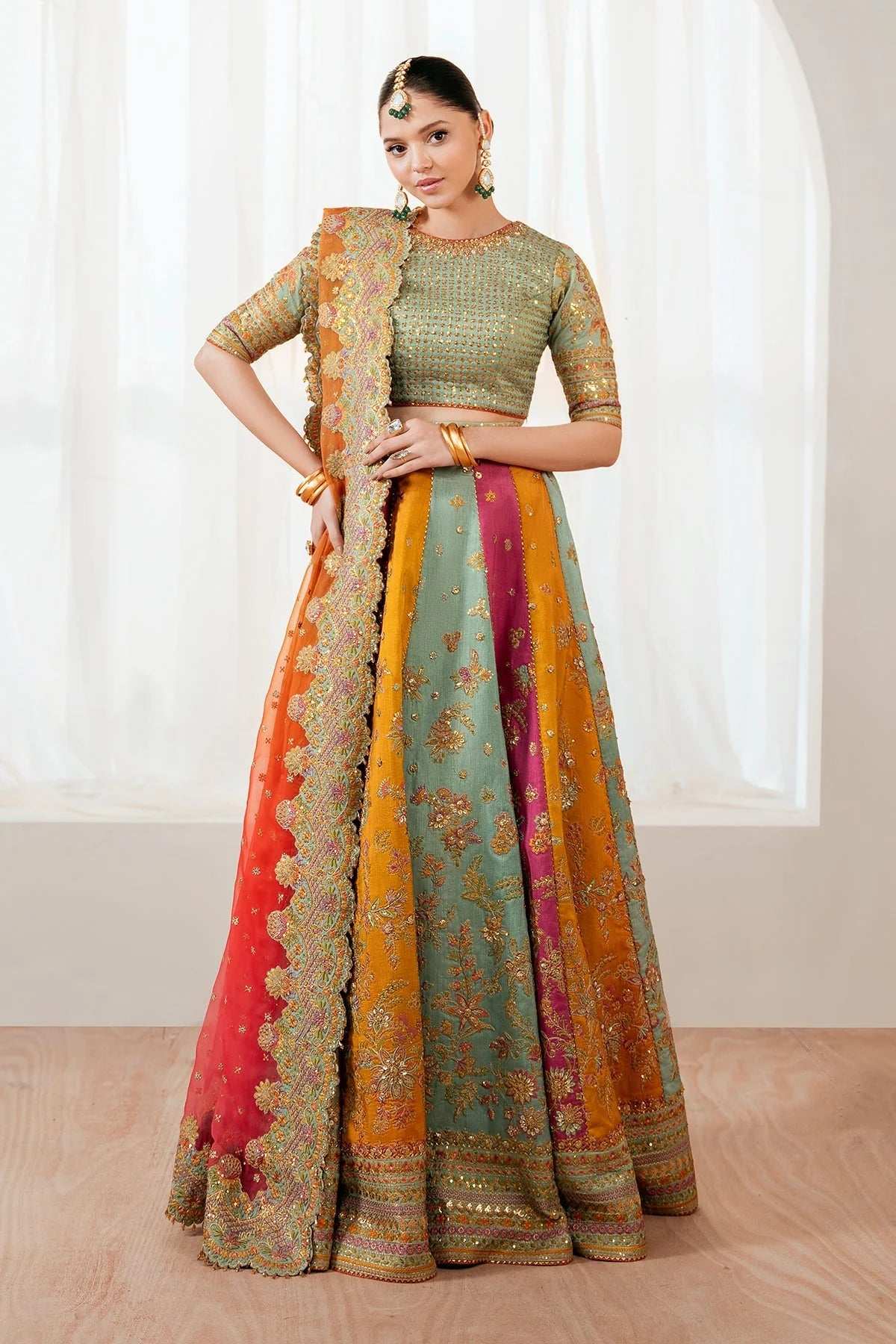 embroidered silk by salmaqadir 