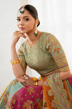 embroidered silk by salmaqadir 