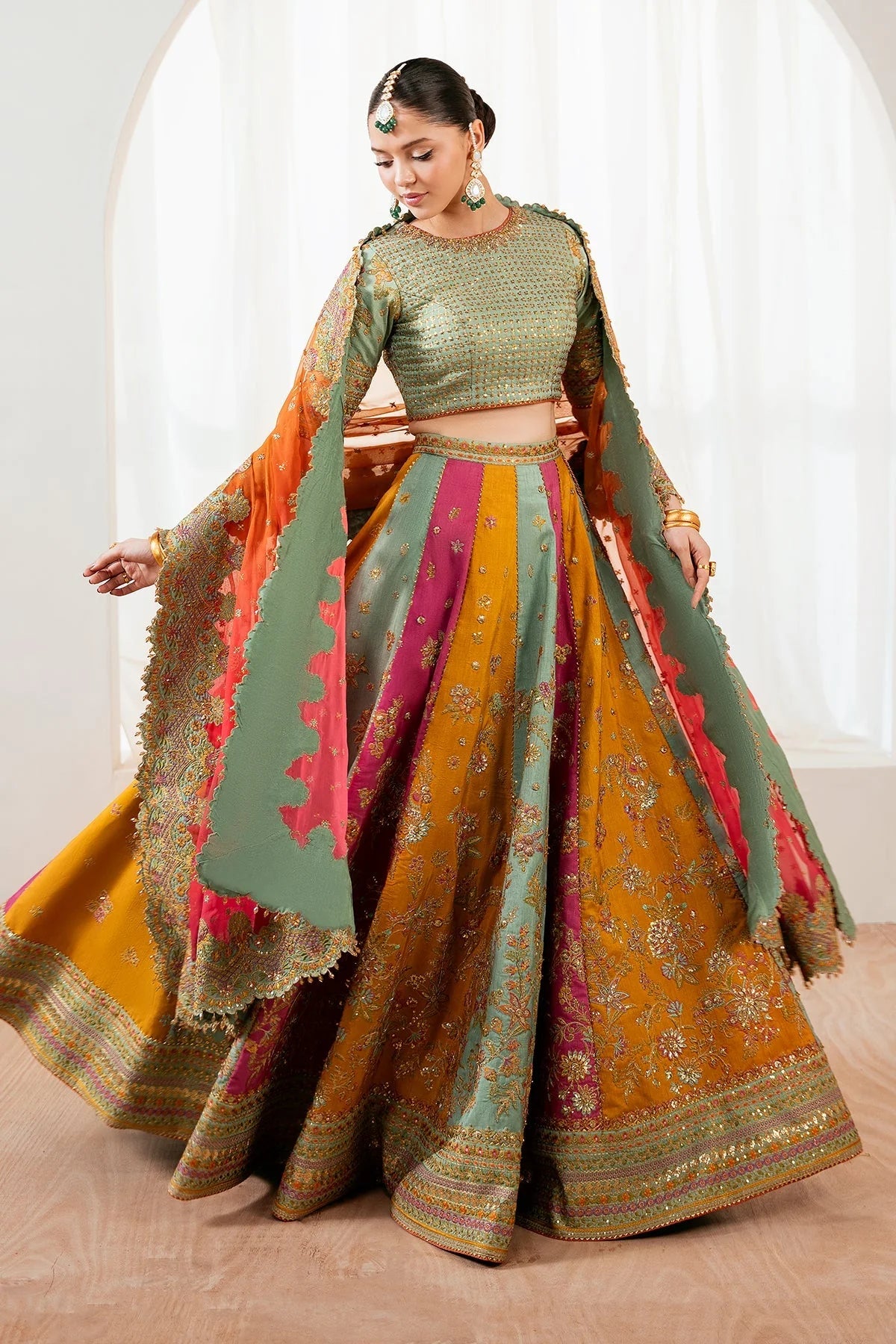 embroidered silk by salmaqadir 