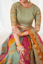 embroidered silk by salmaqadir 