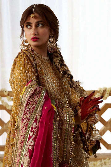 KESARI – Luxury Embroidered Organza Lehenga Suit for Women