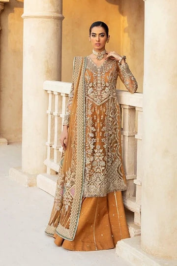Naira – Rust Pakistani Formal Dress for Women