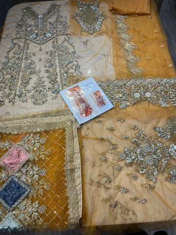 Naira – Rust Pakistani Formal Dress for Women