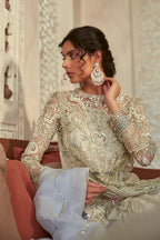 SELENE – Ivory Embroidered Pakistani Formal Suit for Women