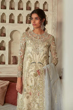 SELENE – Ivory Embroidered Pakistani Formal Suit for Women