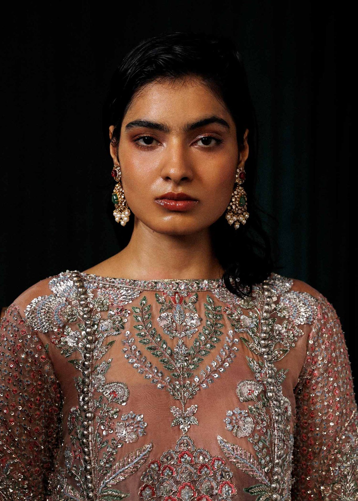 Verve | Formal Suit with Raw Silk Palazzo