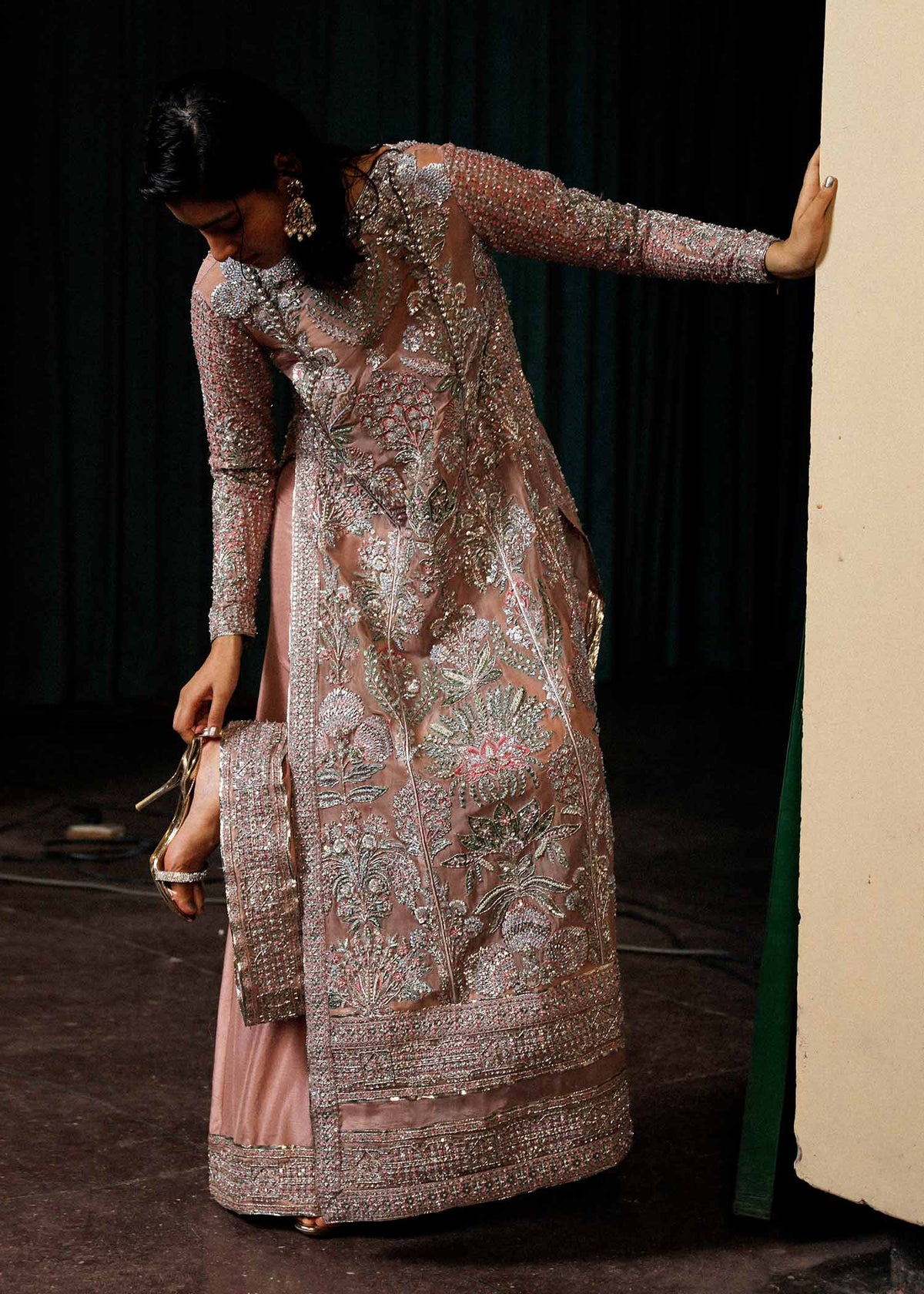 Verve | Formal Suit with Raw Silk Palazzo