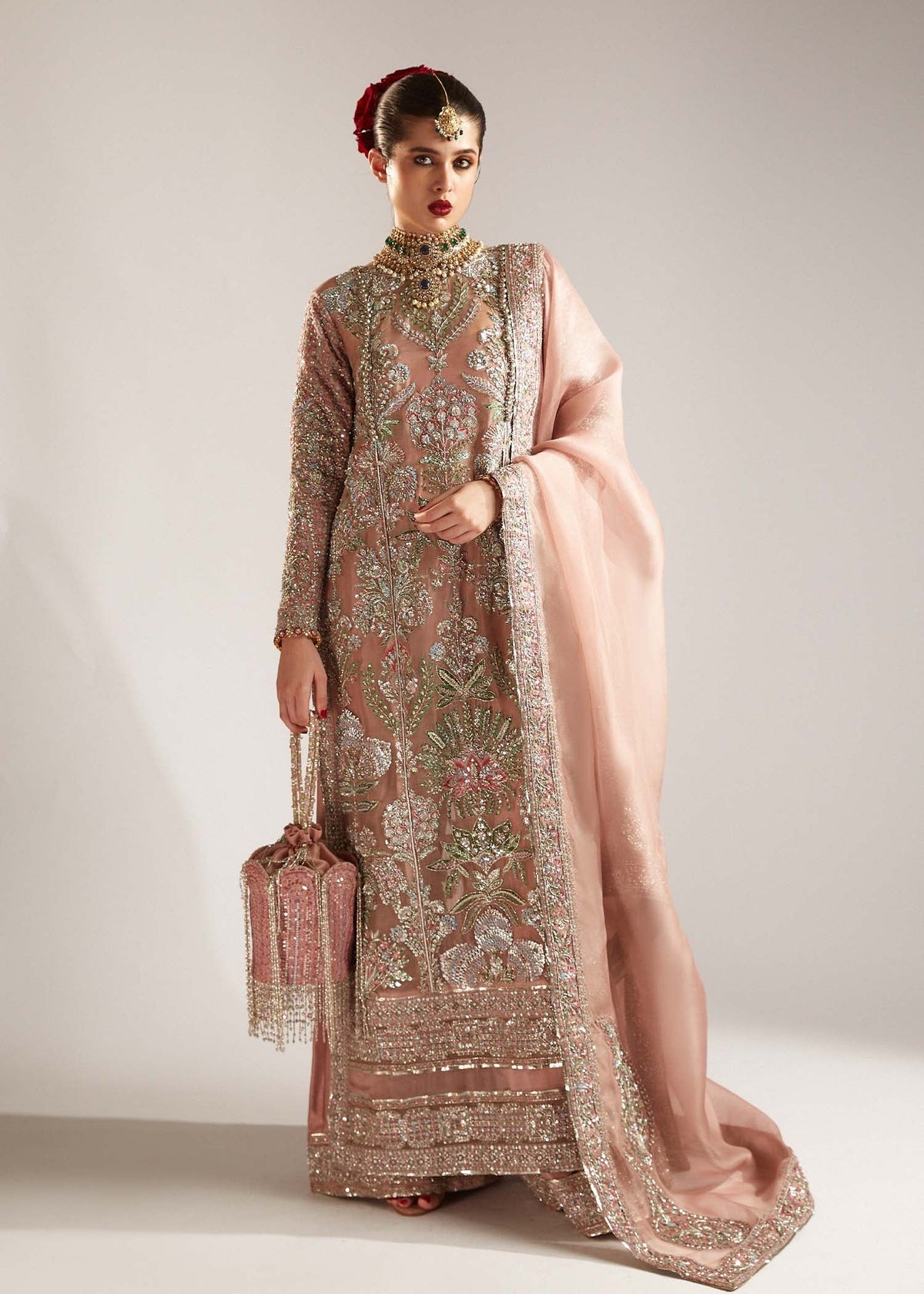 Verve | Formal Suit with Raw Silk Palazzo