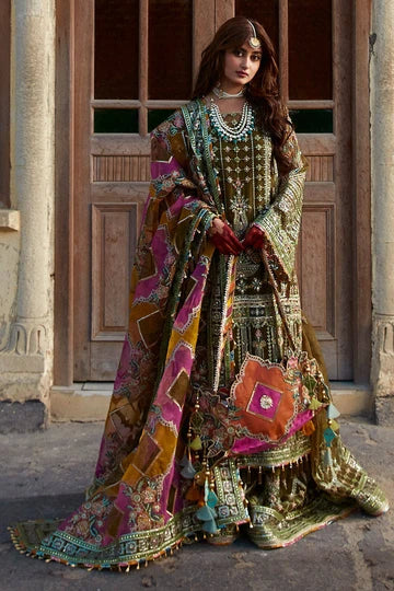 Viraas Embroidered Organza Lehenga – Luxury Formal Wear